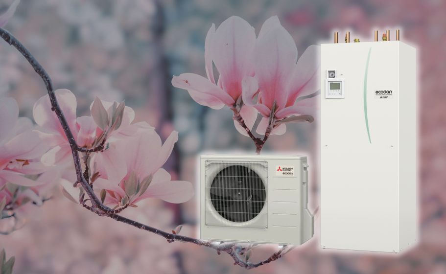 Ekoloģiskais siltumsūknis Mitsubishi Ecodan CO2